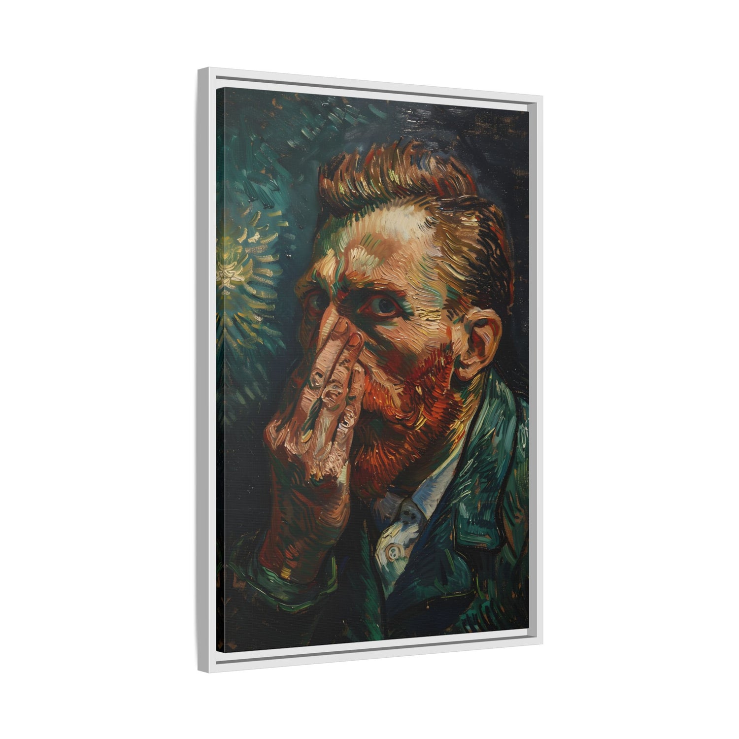 Framed Canvas - Van Gogh Stinky Glare