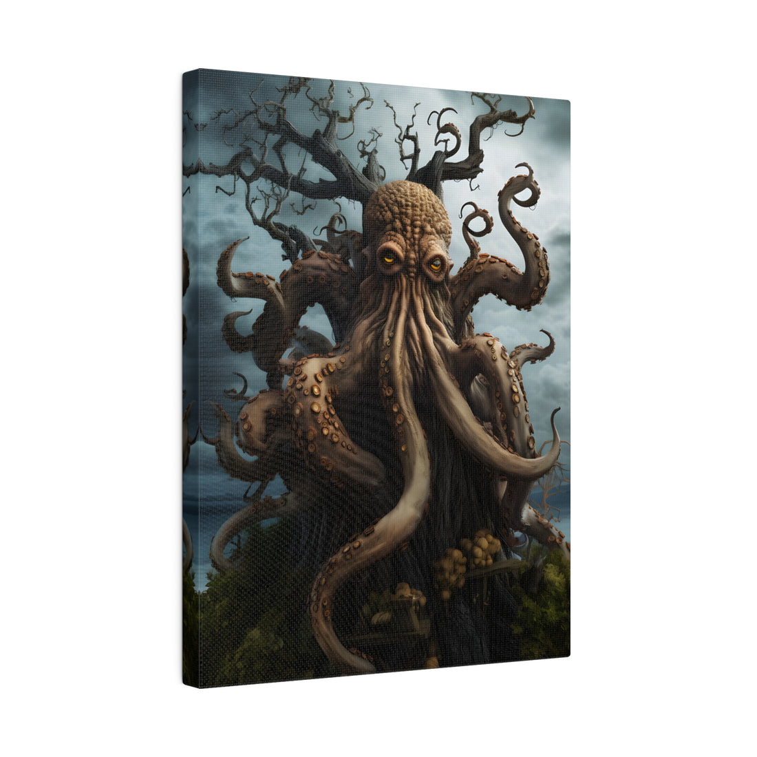 .75&quot; Matte Canvas - Cthulhu&