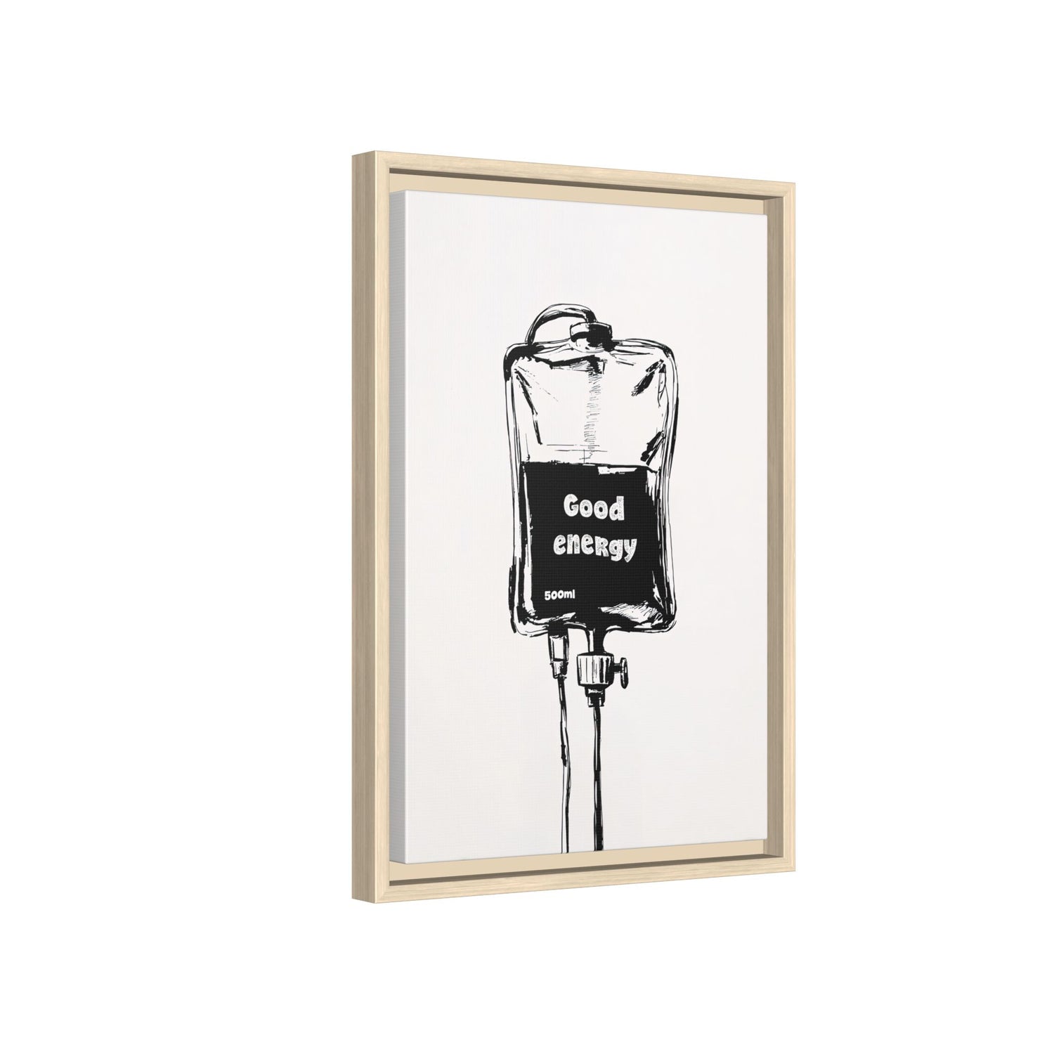 Framed Canvas - Good Energy IV Bag