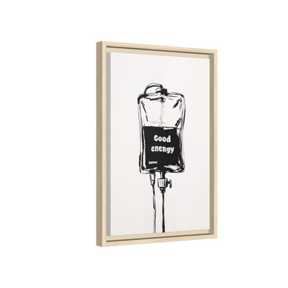Framed Canvas - Good Energy IV Bag