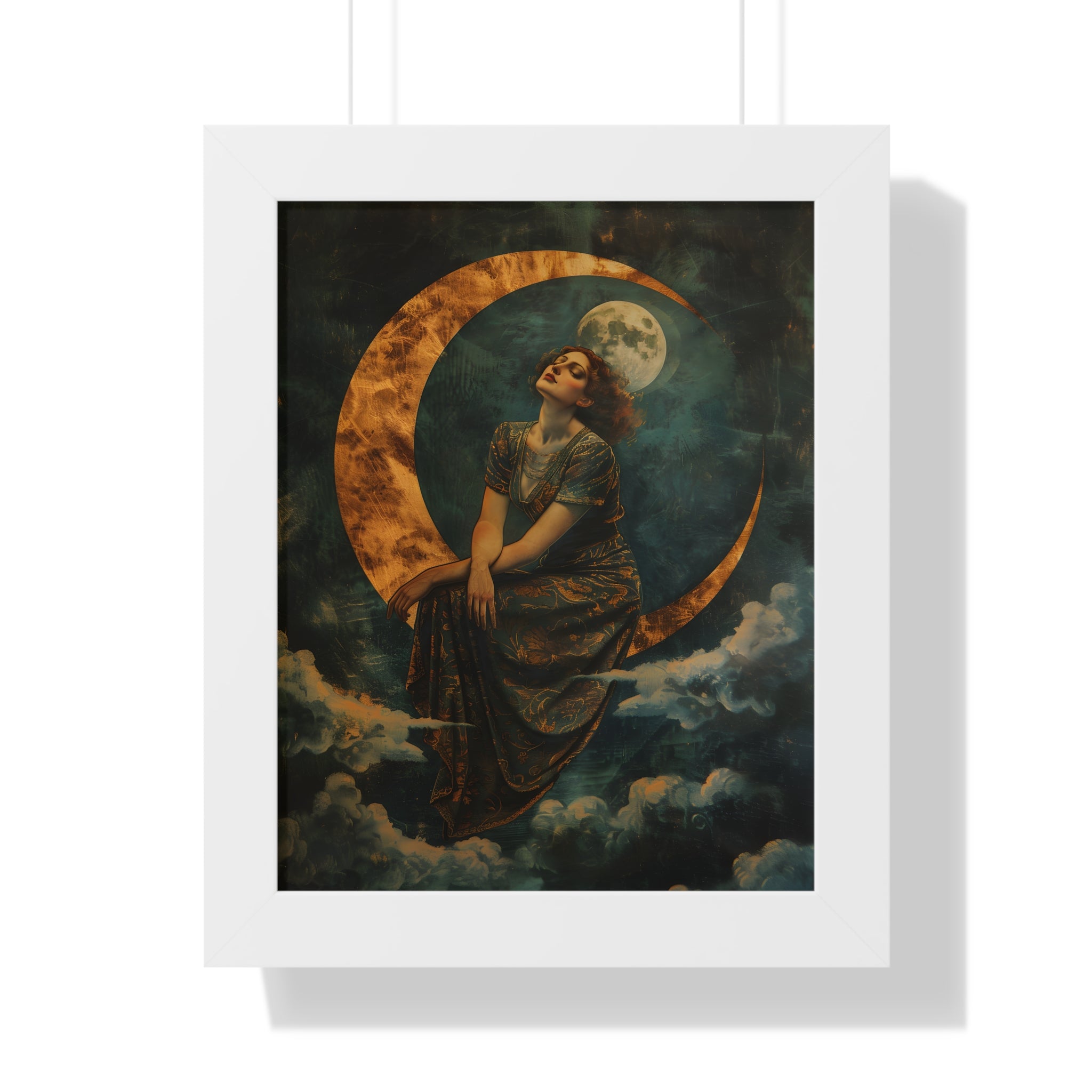 Framed Paper Print - Moonlit Reverie