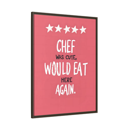 Framed Canvas - Chef’s Charm