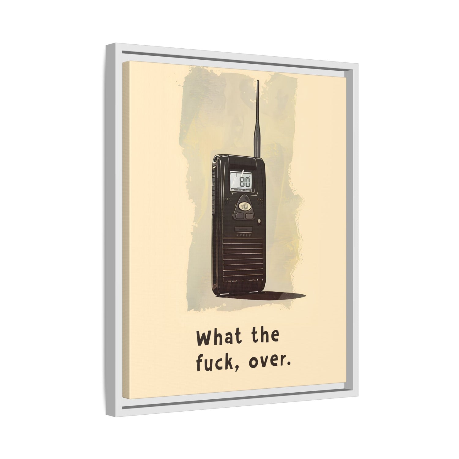 Framed Canvas - Walkie Talkie WTF Moment