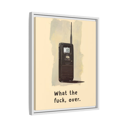 Framed Canvas - Walkie Talkie WTF Moment