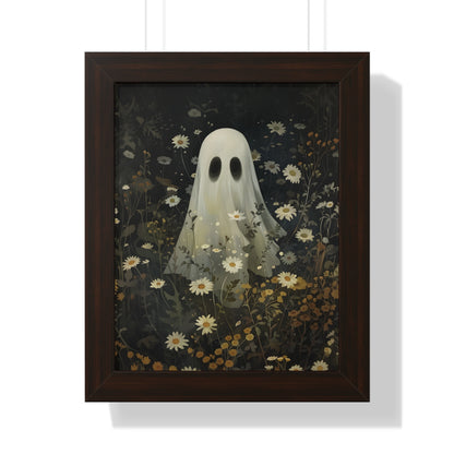 Framed Paper Print - Daisy Meadow Ghost