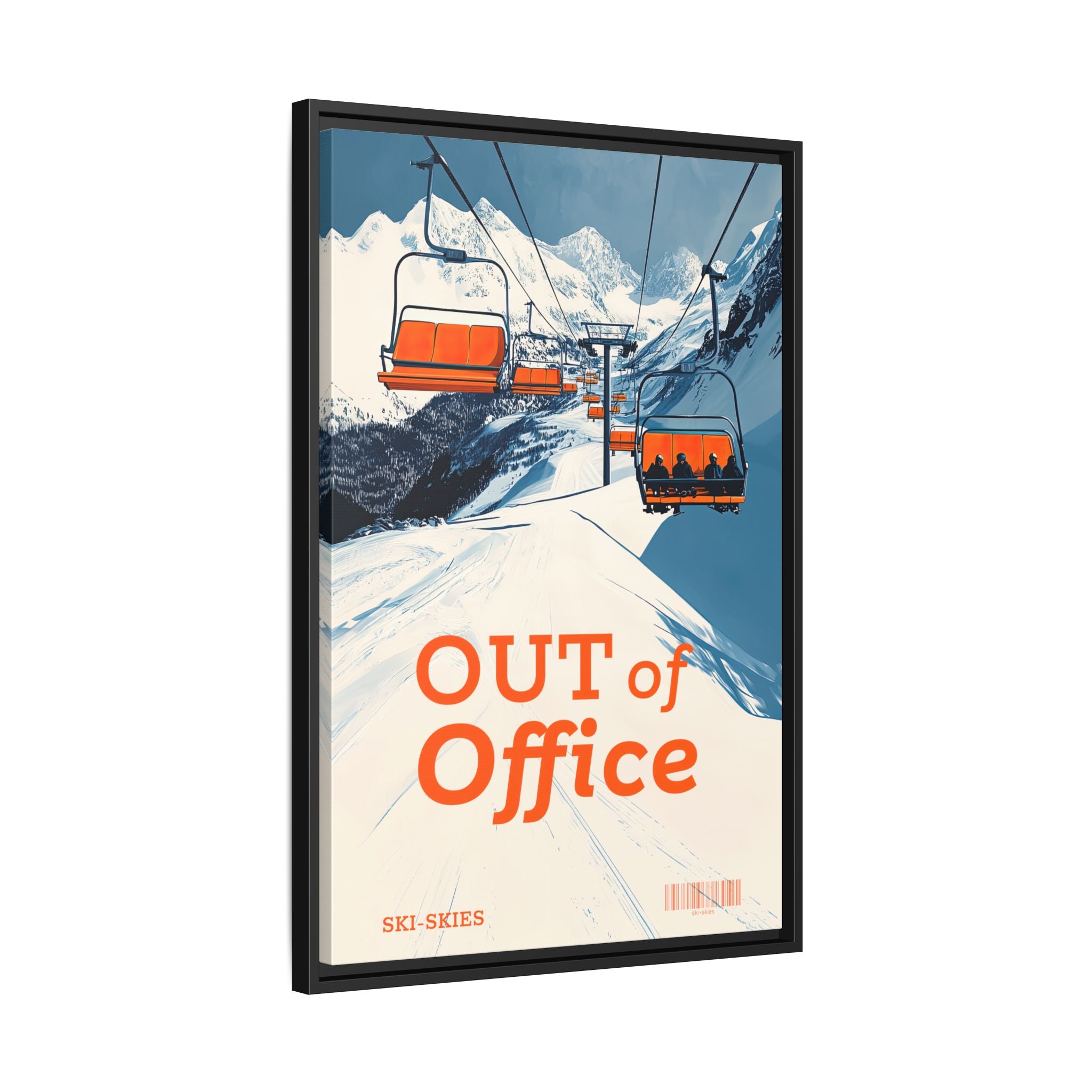 Framed Canvas - Out of Office Skies