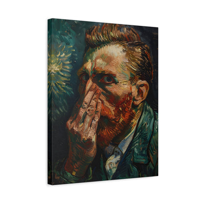 1.25" Matte Canvas - Van Gogh Stinky Glare