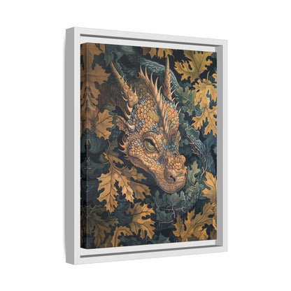 Framed Canvas - Enchanted Forest Dragon