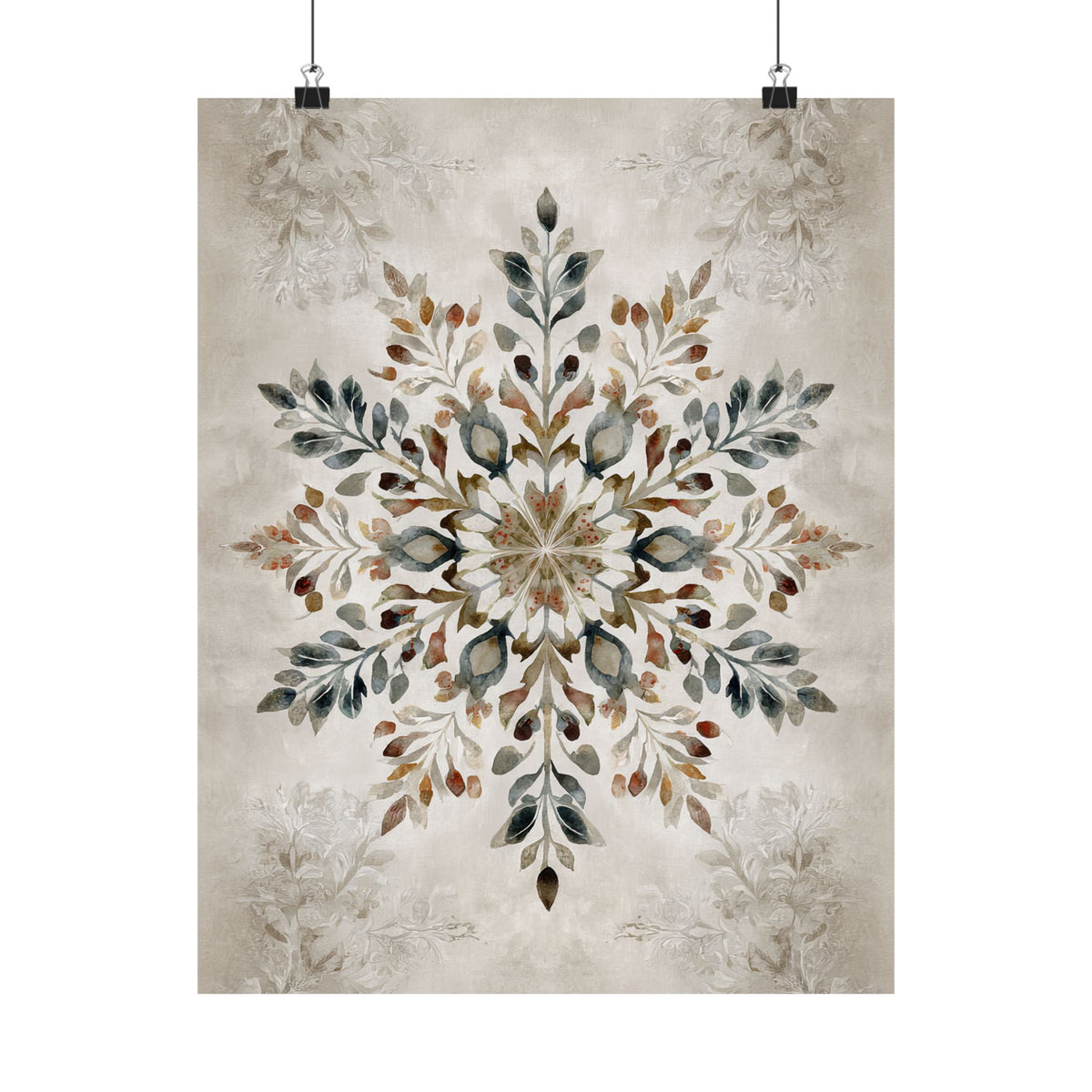 Nordic Botanical Snowflake