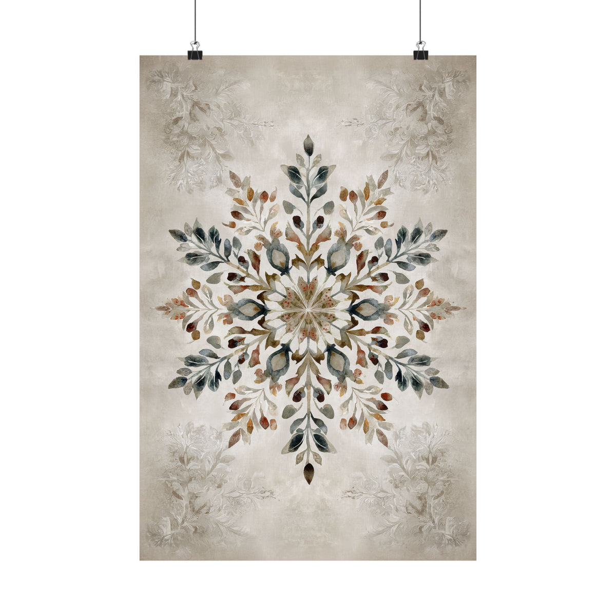 Nordic Botanical Snowflake