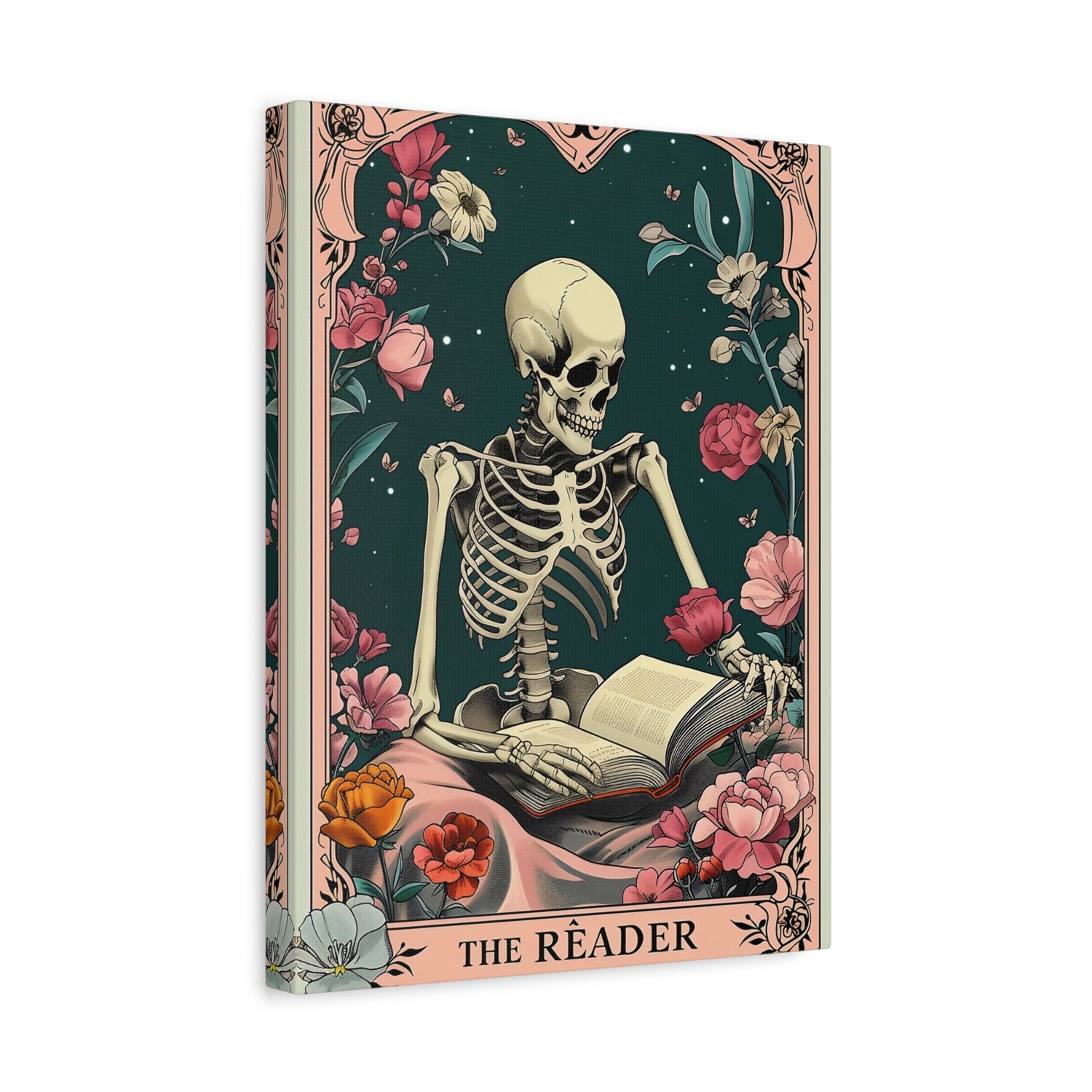 1.25" Matte Canvas - The Eternal Reader