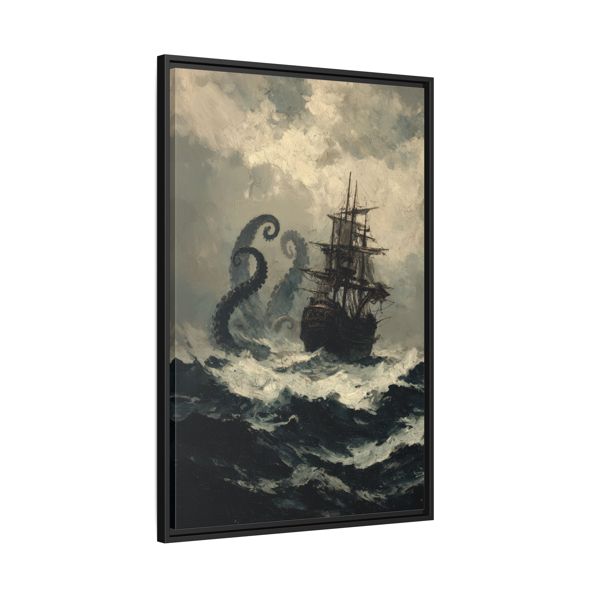 Framed Canvas - Into the Kraken’s Wake