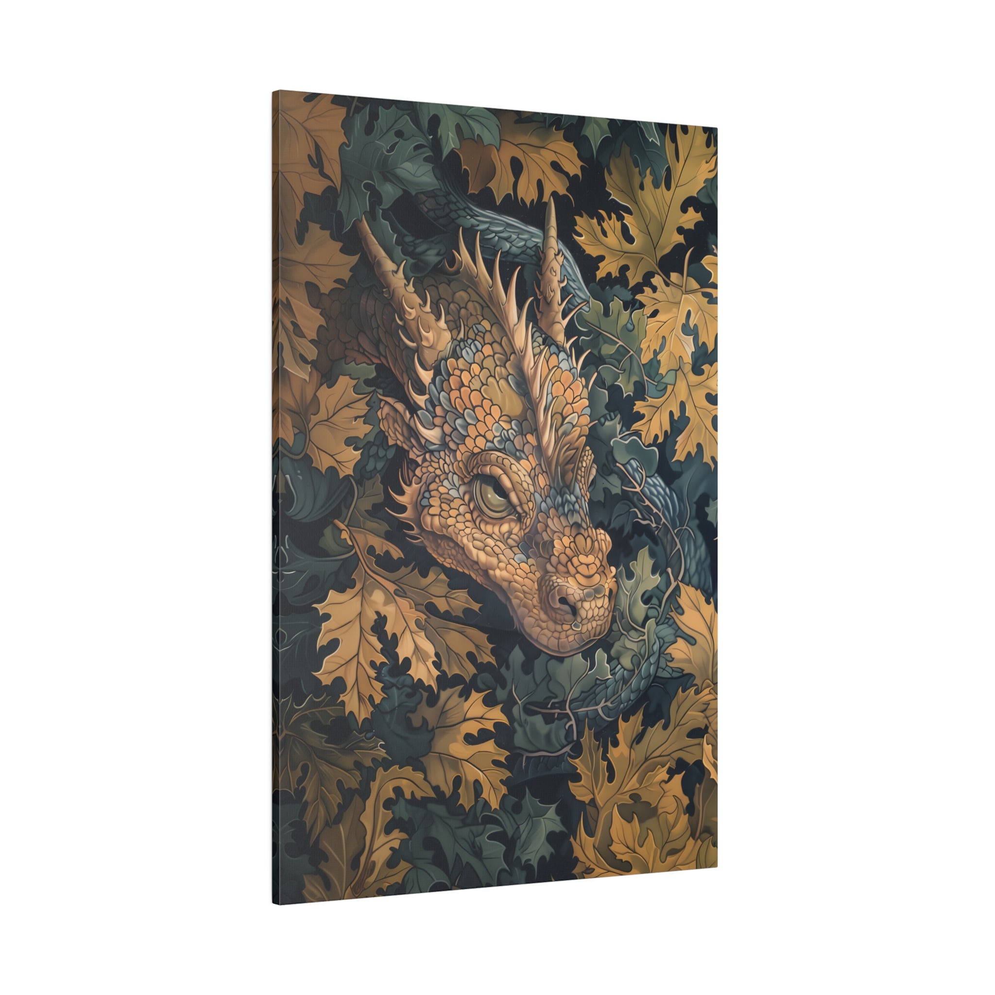 .75&quot; Matte Canvas - Enchanted Forest Dragon