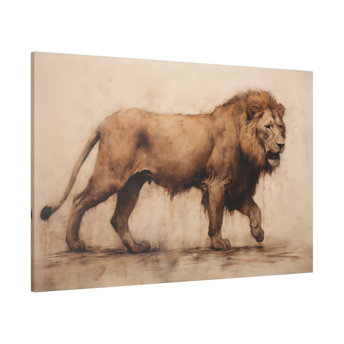 .75" Matte Canvas - Regal Savannah Wanderer