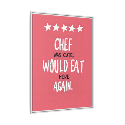 Framed Canvas - Chef’s Charm
