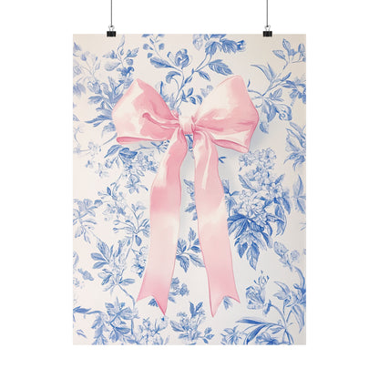 Pink Bow Floralscape