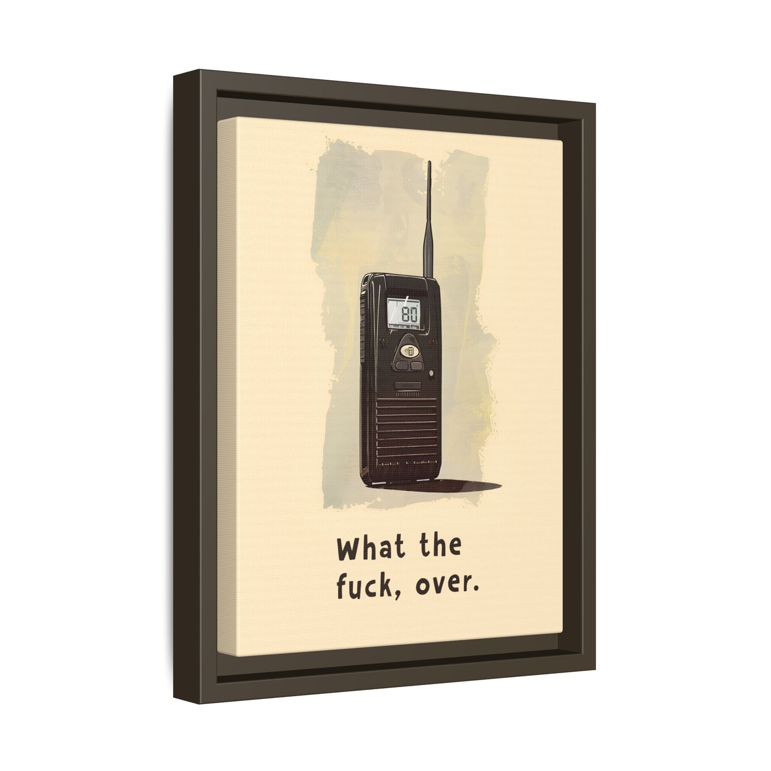Framed Canvas - Walkie Talkie WTF Moment