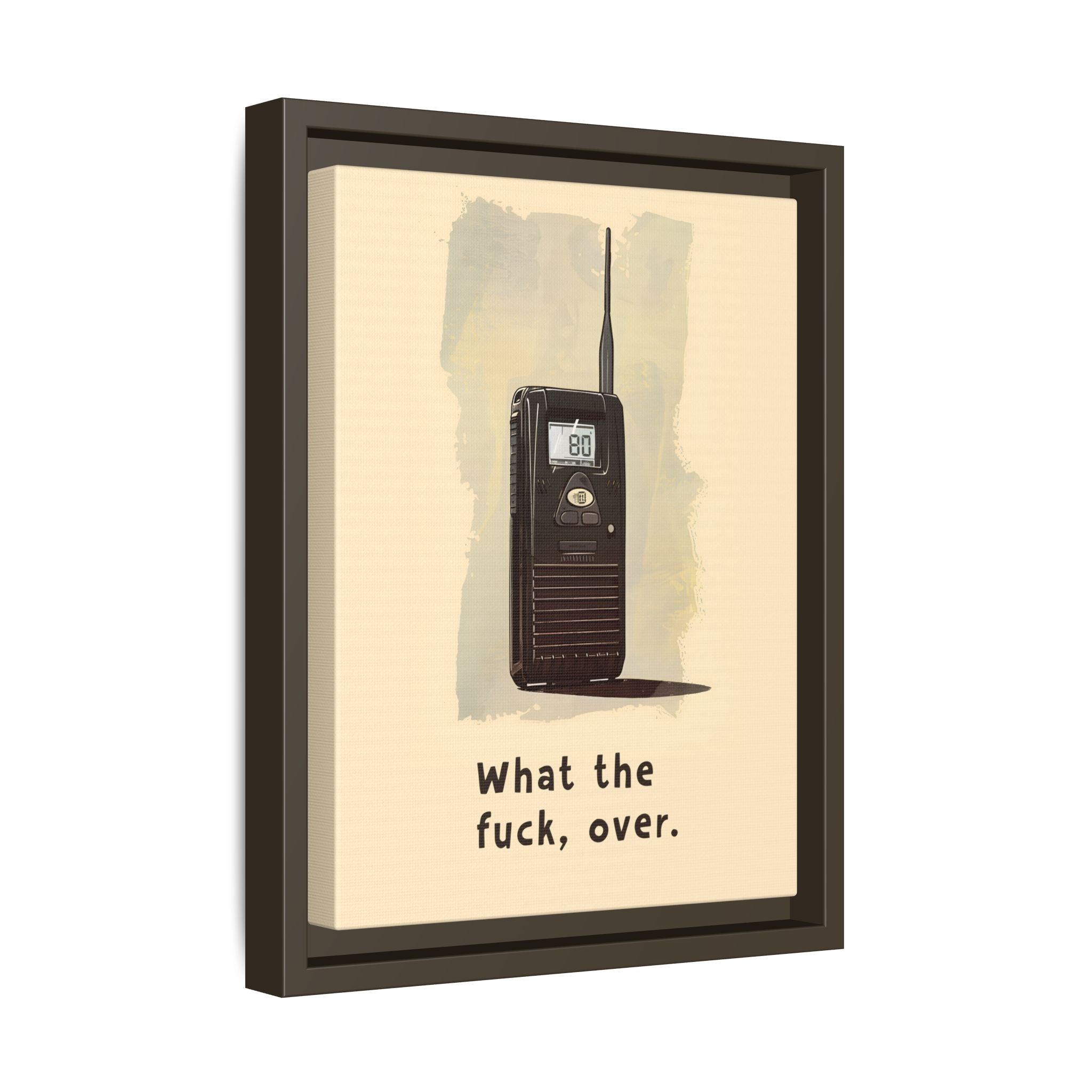 Framed Canvas - Walkie Talkie WTF Moment