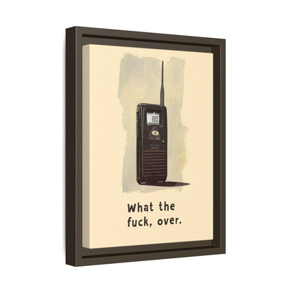 Framed Canvas - Walkie Talkie WTF Moment