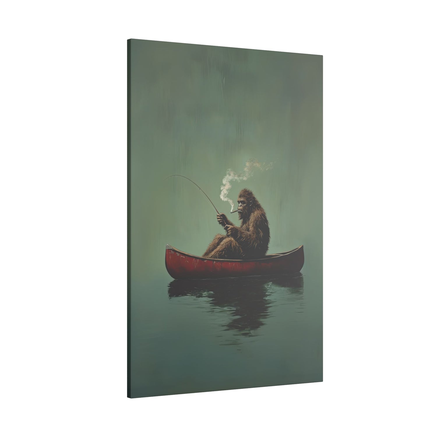 .75&quot; Matte Canvas - Bigfoot Canoe Adventure
