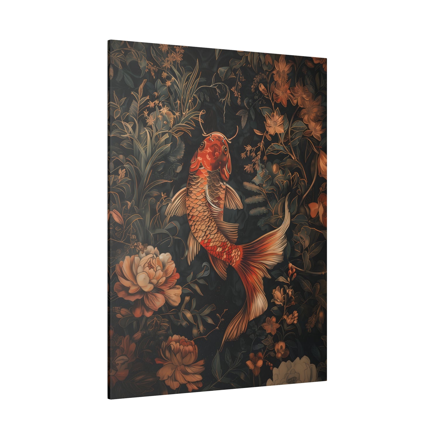 .75&quot; Matte Canvas - Enchanted Koi Garden