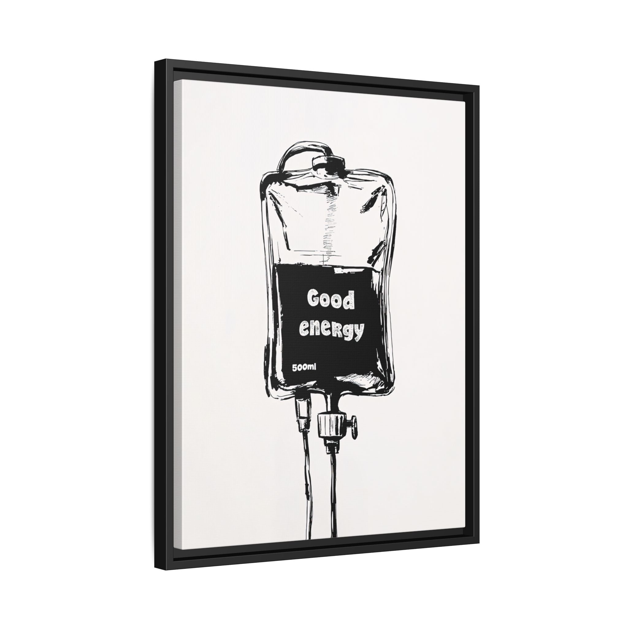 Framed Canvas - Good Energy IV Bag