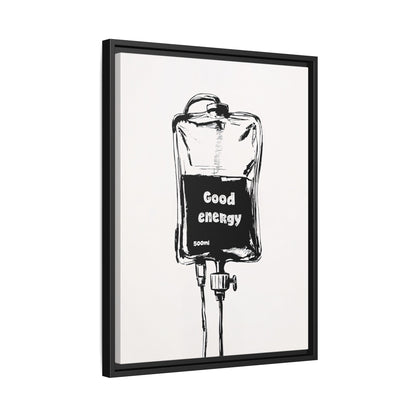 Framed Canvas - Good Energy IV Bag
