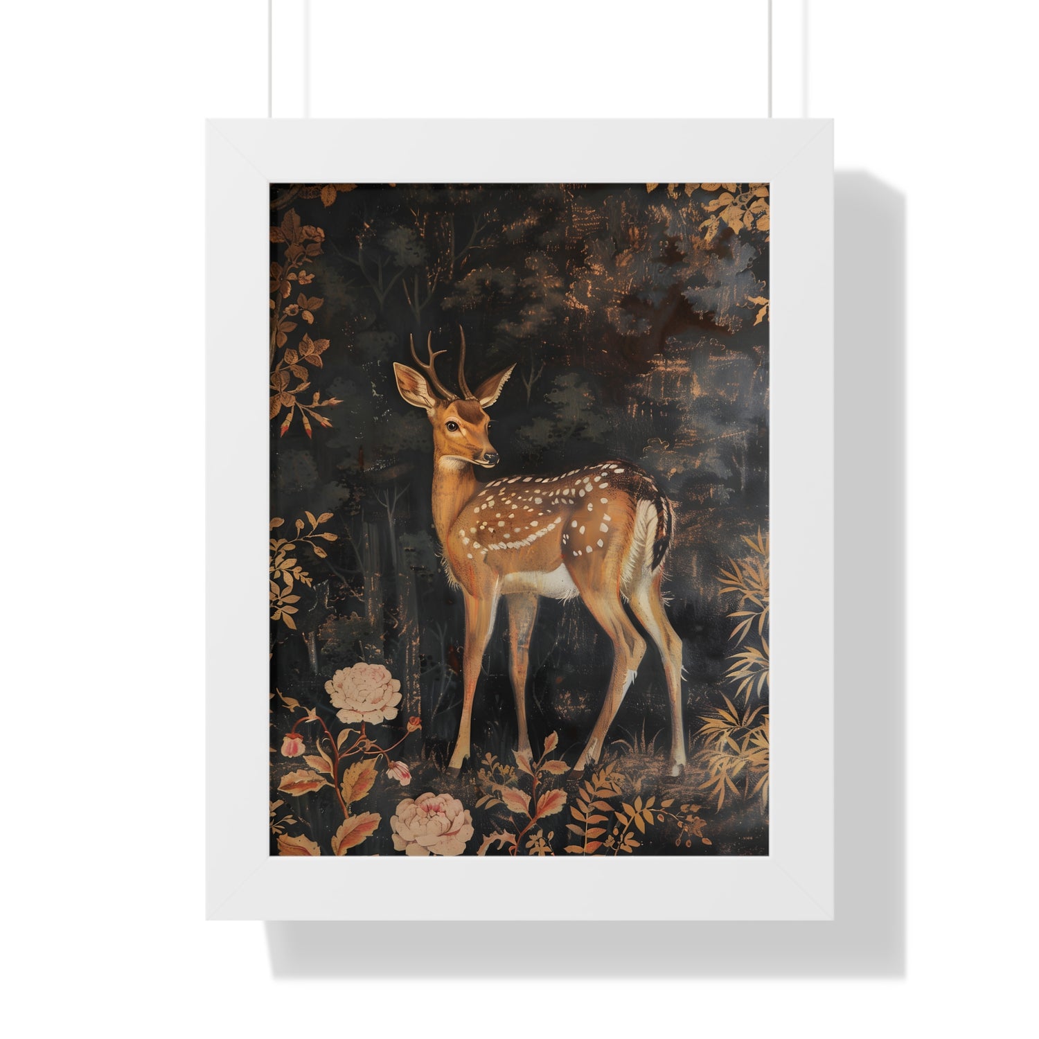 Framed Paper Print - Enchanted Forest Doe