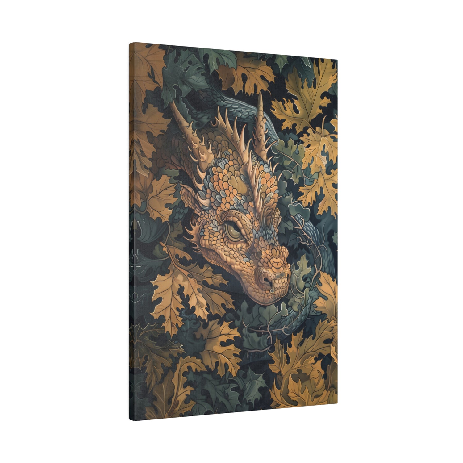 .75&quot; Matte Canvas - Enchanted Forest Dragon