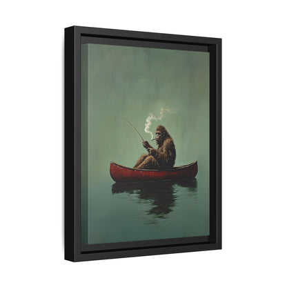 Framed Canvas - Bigfoot Canoe Adventure