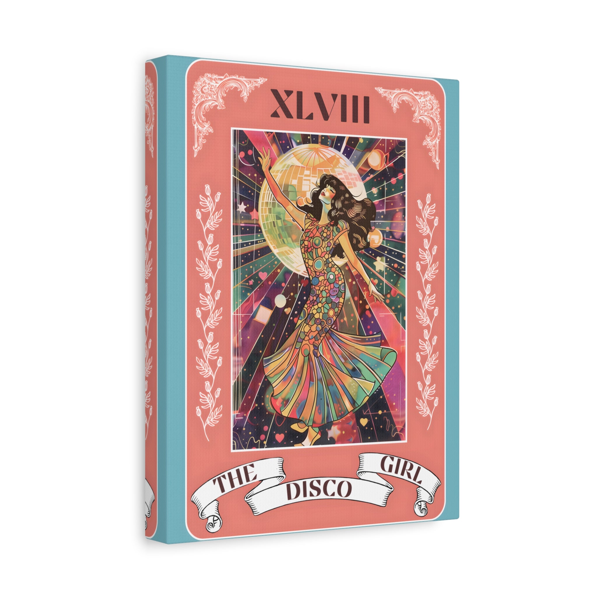 1.25" Matte Canvas - The Disco Girl