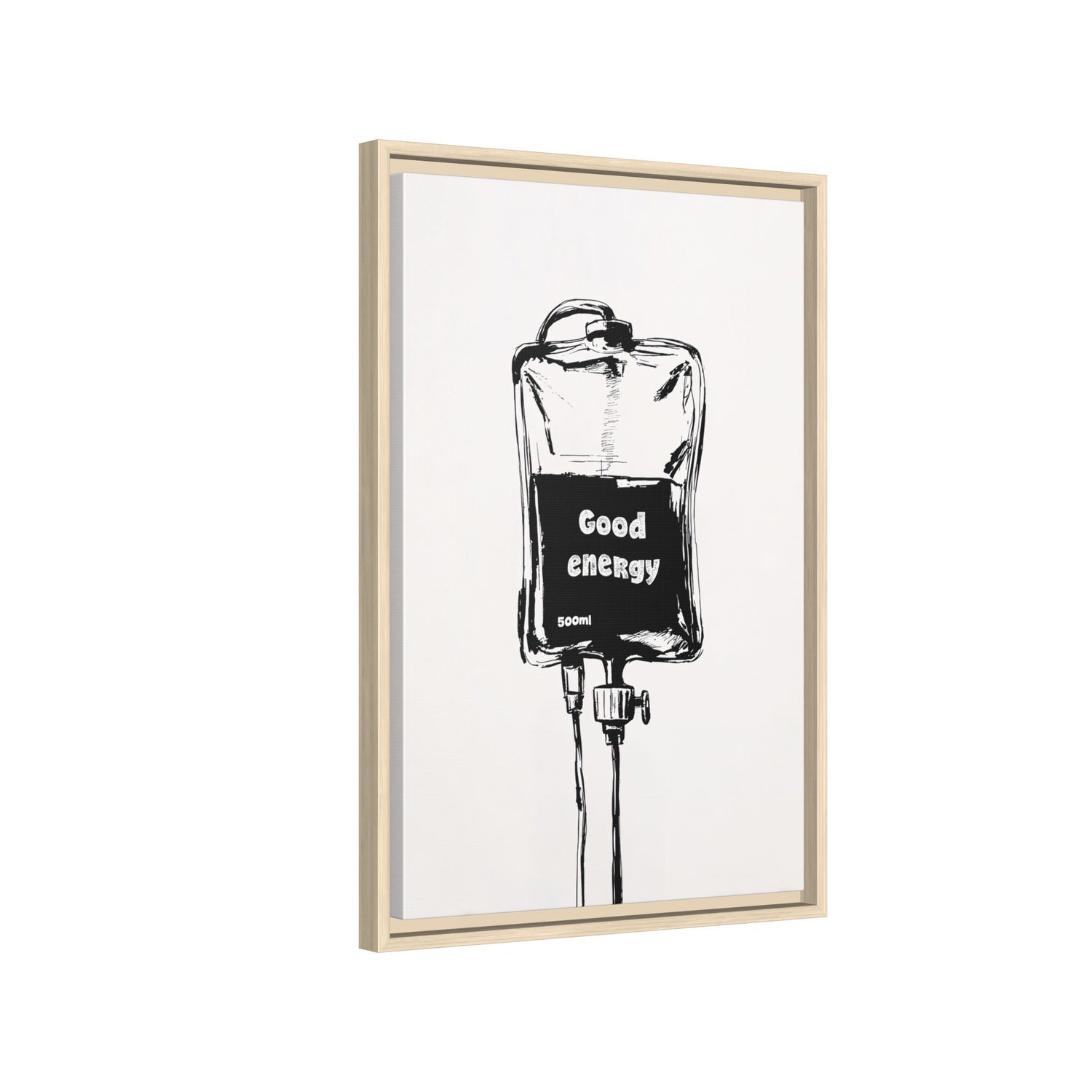 Framed Canvas - Good Energy IV Bag