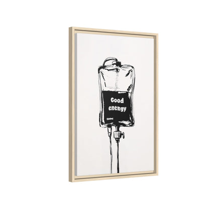 Framed Canvas - Good Energy IV Bag