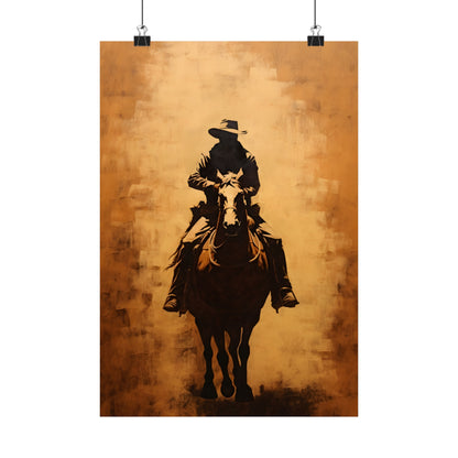 Cowboy Rider Silhouette