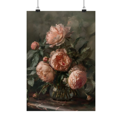 Vintage Blush Peony Bouquet