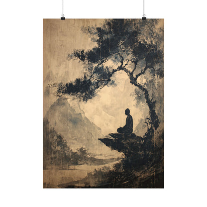 Mountain Tree Zen Silence