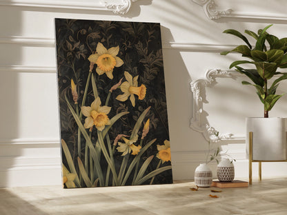 .75&quot; Matte Canvas - Golden Daffodils&