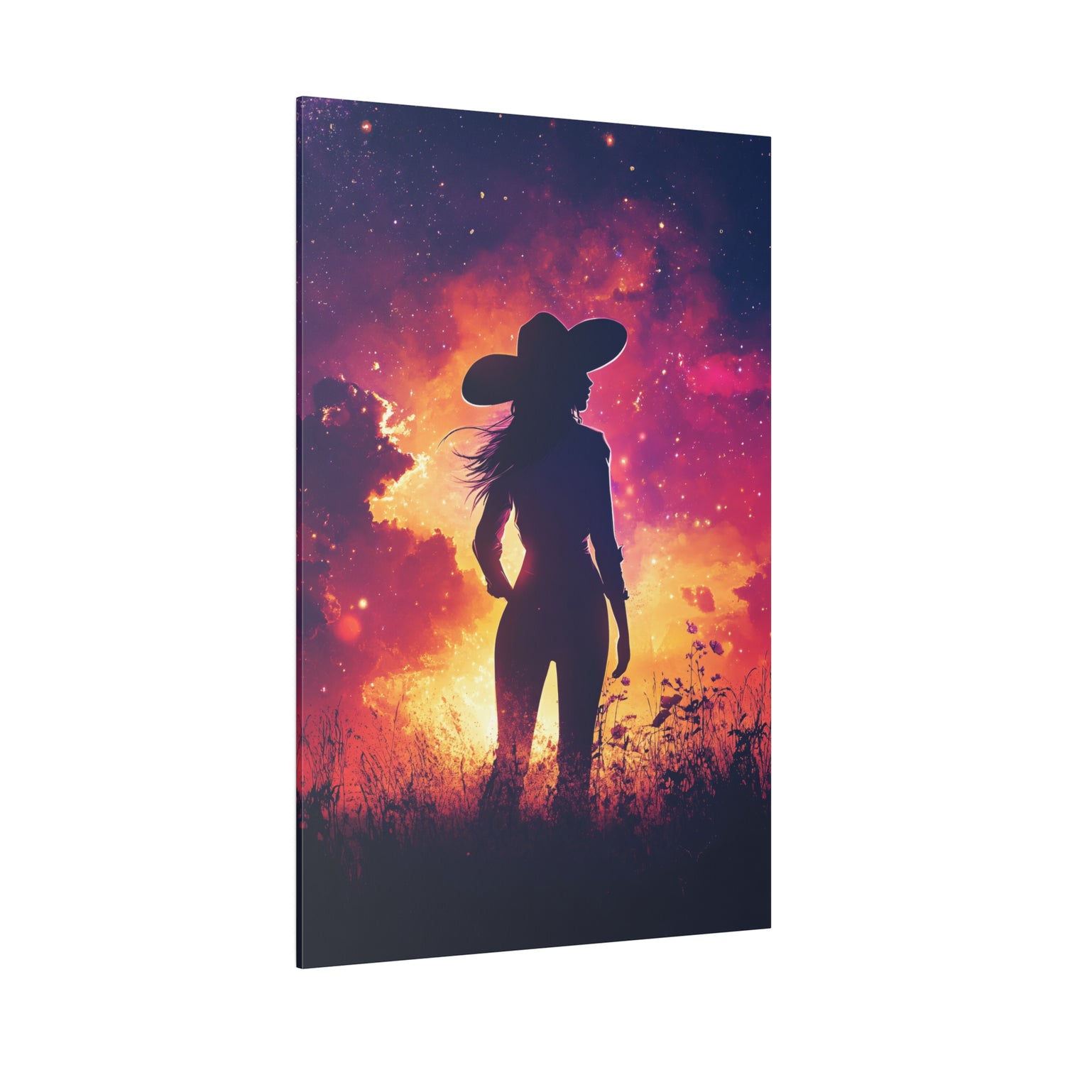 .75&quot; Matte Canvas - Cosmic Cowgirl