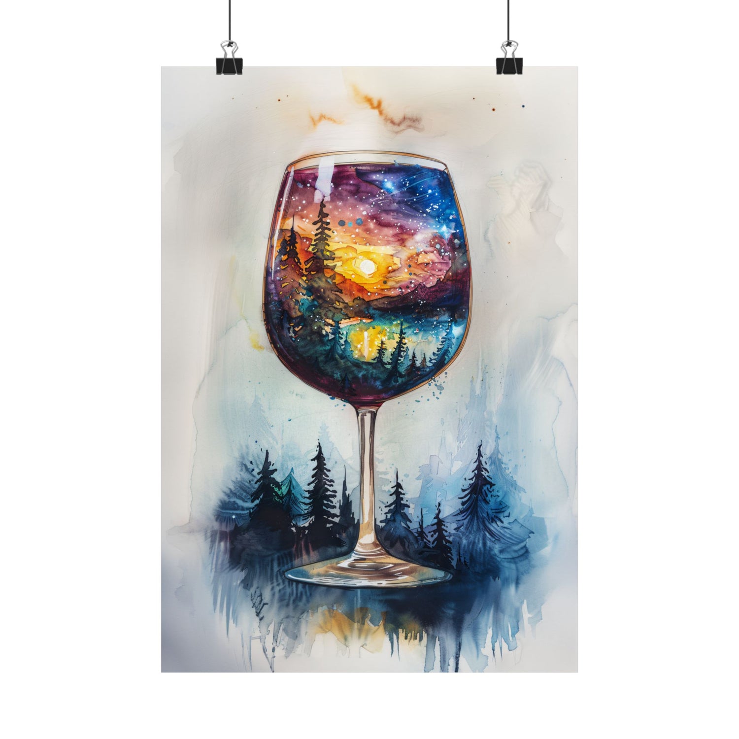 Galaxy Within the Wine Glass