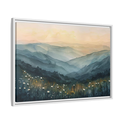 Framed Canvas - Misty Blue Ridge Bloomscape