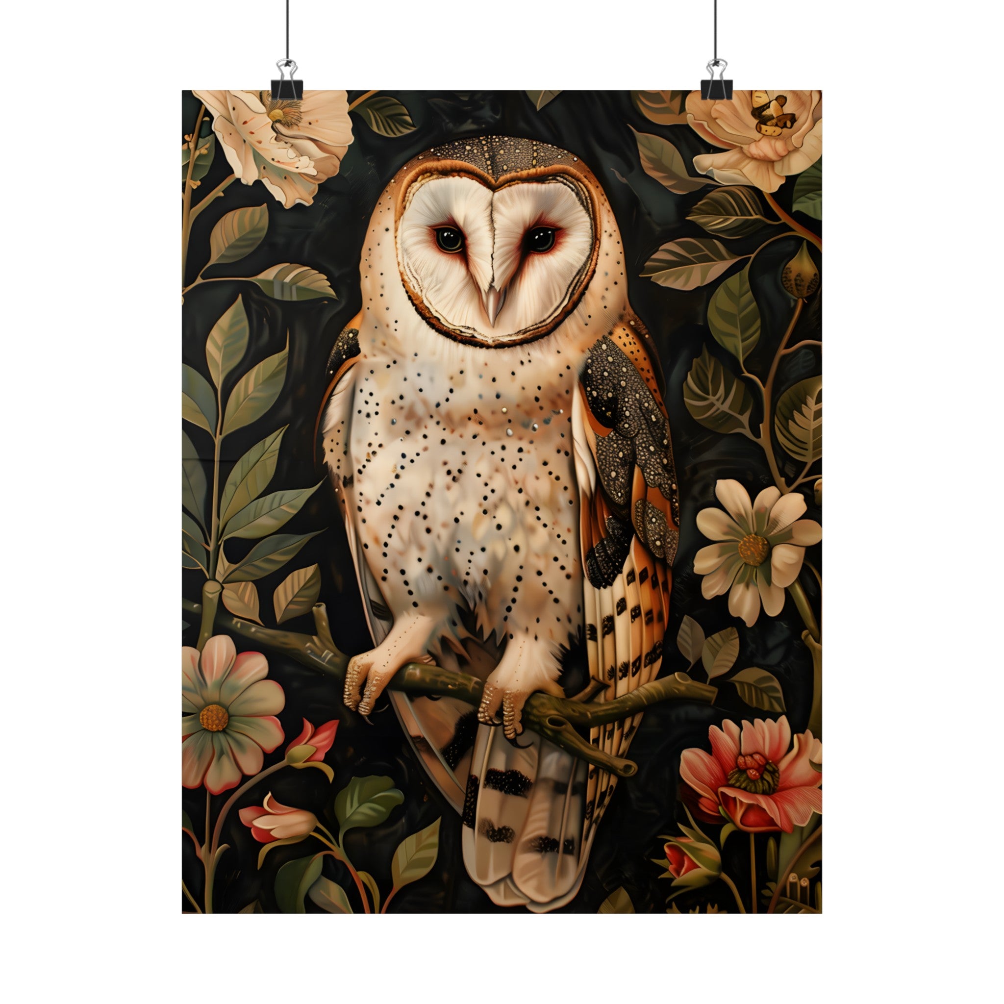 Nocturnal Bloom Owl