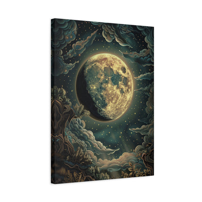 1.25" Matte Canvas - Waxing Gibbous Dreamscape