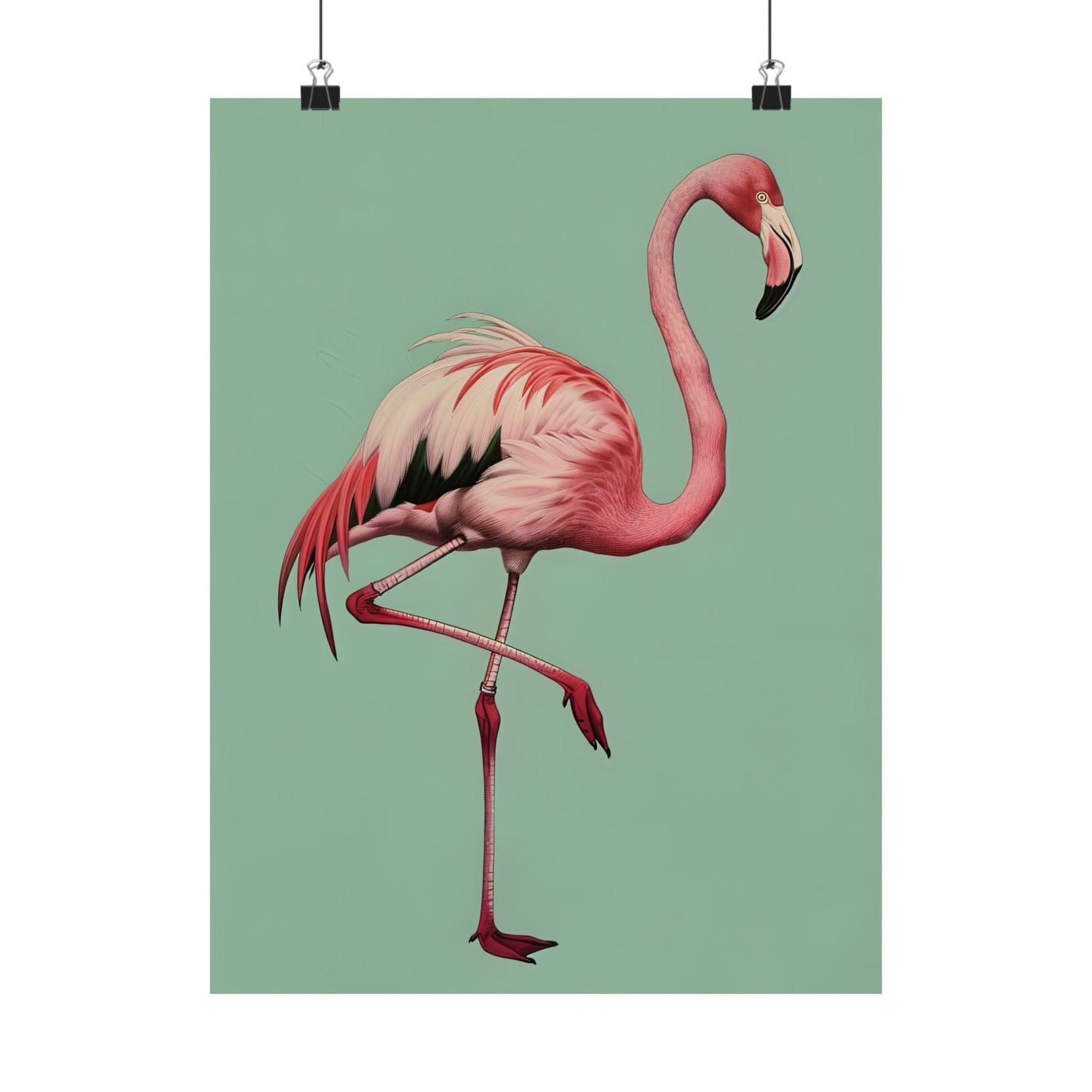 Pink Flamingo Tropical