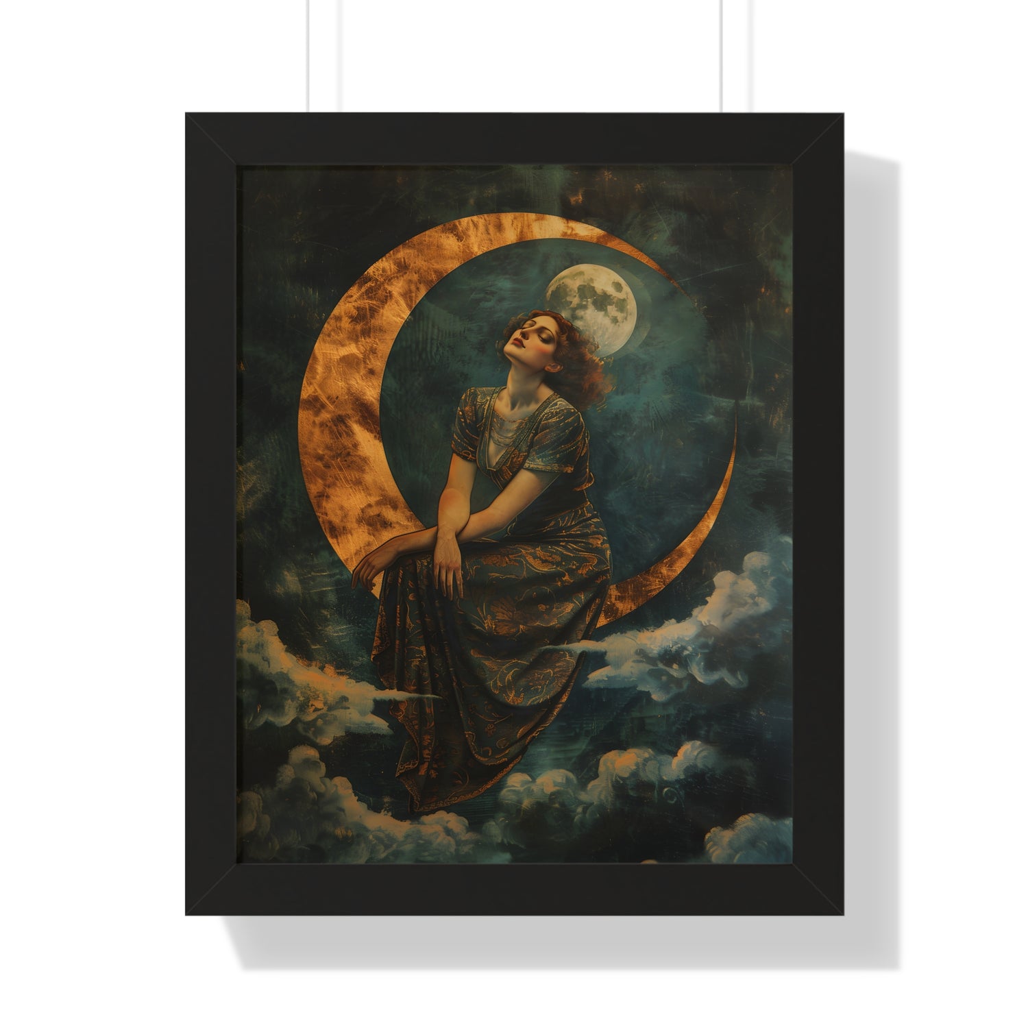 Framed Paper Print - Moonlit Reverie