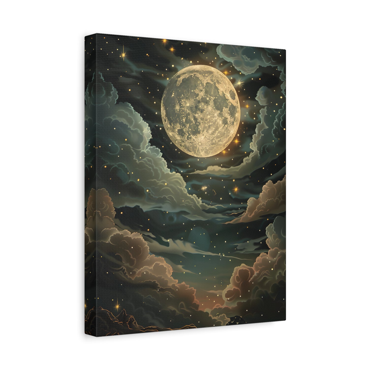 1.25" Matte Canvas - Enchanting Lunar Glow