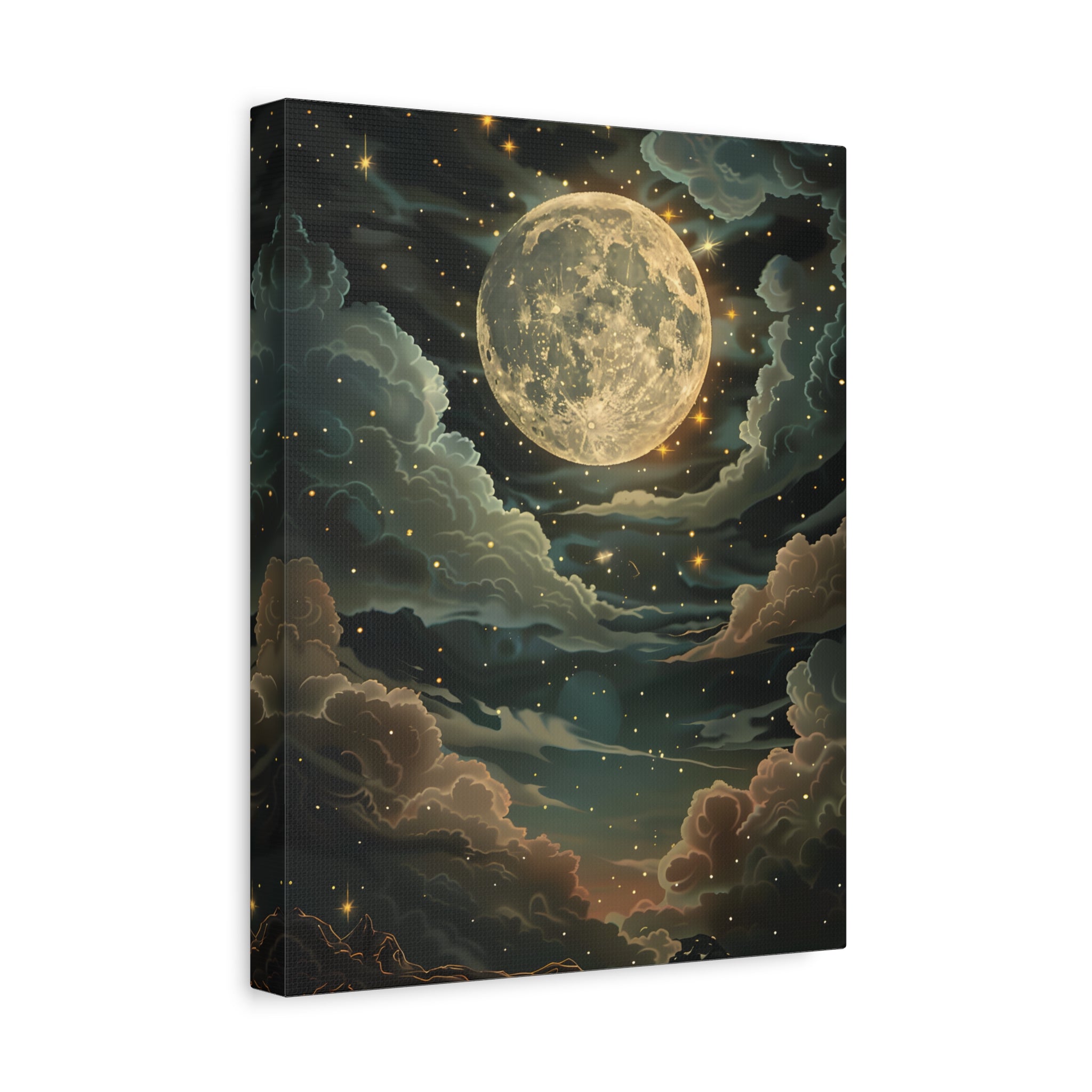 1.25" Matte Canvas - Enchanting Lunar Glow