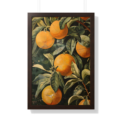 Framed Paper Print - Citrus Grove Splendor