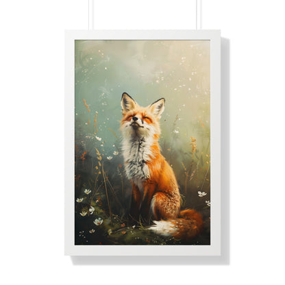 Framed Paper Print - Woodland Fox&