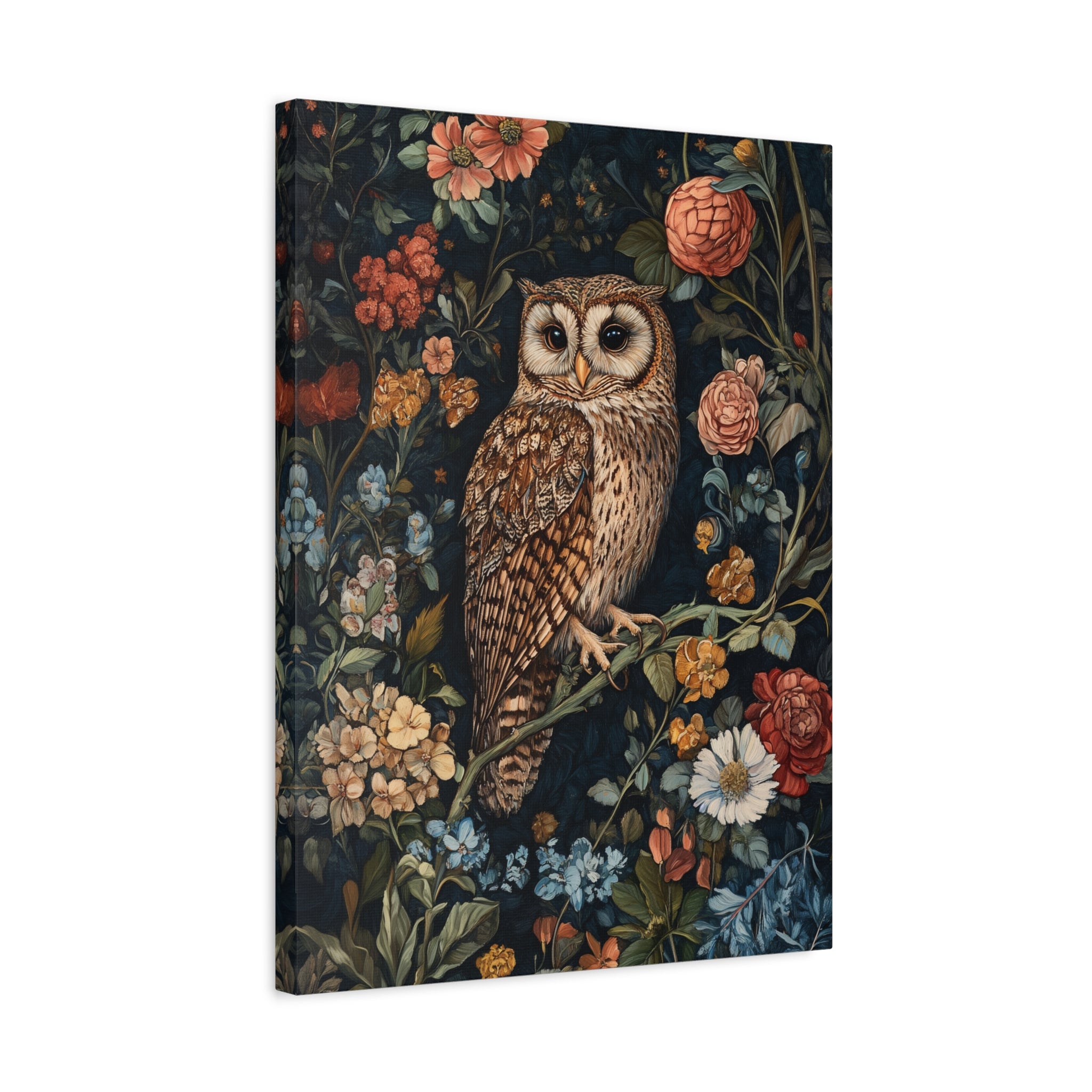 1.25" Matte Canvas - Guardian of the Floral Night