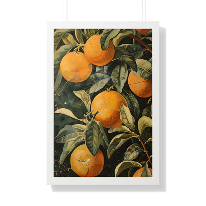 Framed Paper Print - Citrus Grove Splendor